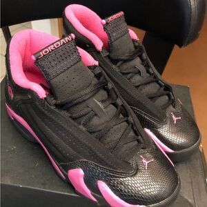 Jordan Sneakers in Black and Pink
